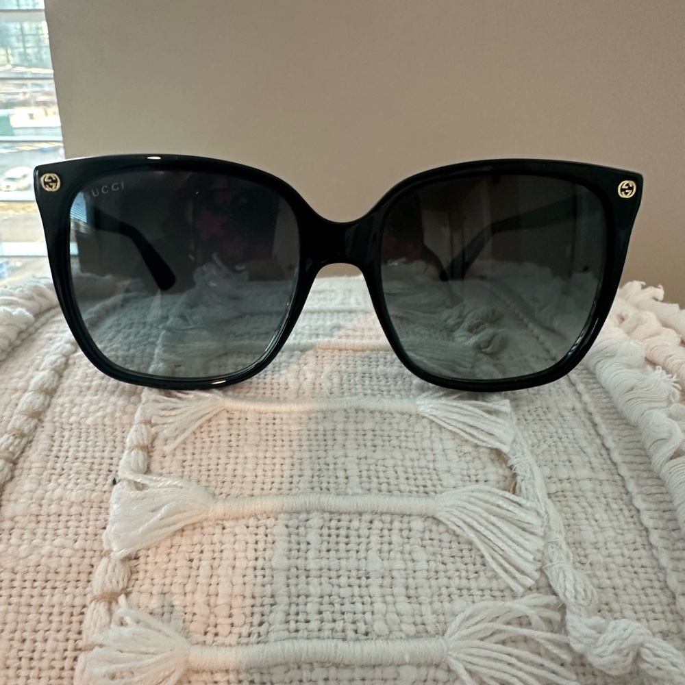 Gucci Black Square Sunglasses GG0022S